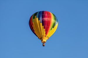 a hot air balloon ride in Georgia